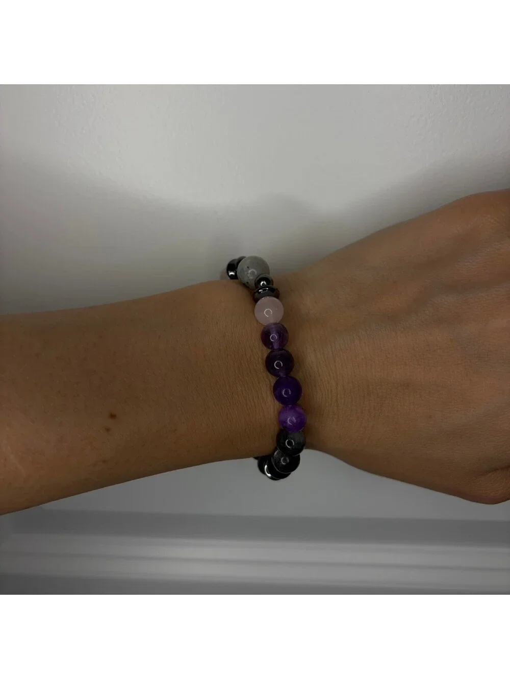 Purple Amethyst Bracelet A-34